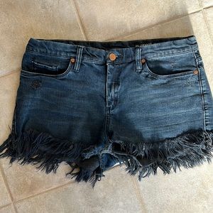 Blank nyc dark denim shorts